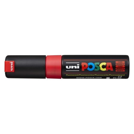 Marker UNI Posca PC-8K Fluo (czerwony)