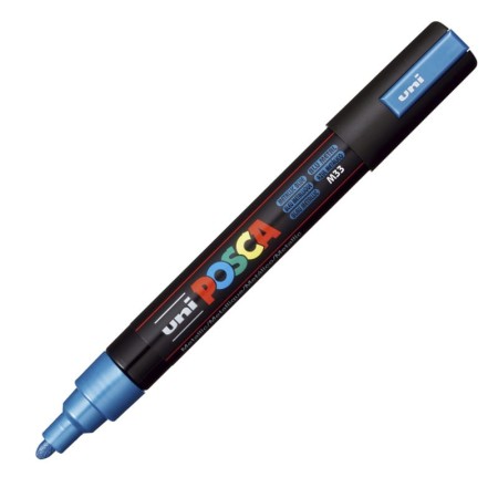 Marker UNI Posca PC-5M Metallic (niebieski)