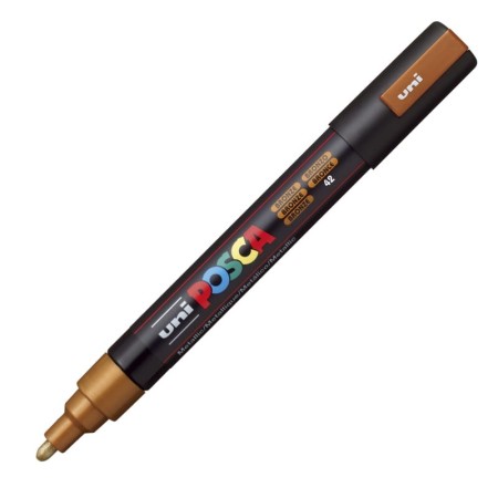 Marker UNI Posca PC-5M Metallic (brązowy)