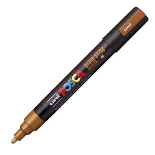 Przejdź do produktu Marker UNI Posca PC-5M Metallic (brązowy)