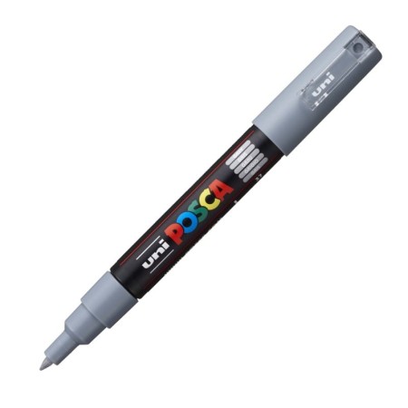 Marker UNI Posca PC-1M (szary)