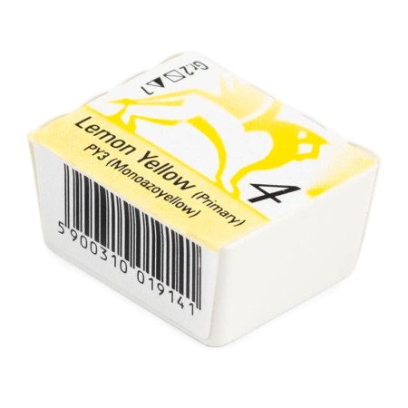 Akwarela w kostce RENESANS 04 (żółta cytrynowa)