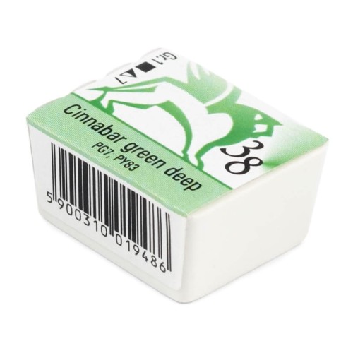 Przejdź do produktu Akwarela w kostce RENESANS 38 (zieleń cynobrowa ciemna)