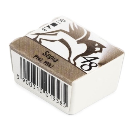 Akwarela w kostce RENESANS 48 (sepia)
