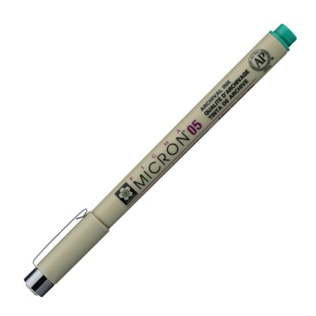 Cienkopis SAKURA Pigma Micron 05 - zielony