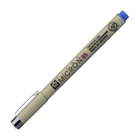 Cienkopis SAKURA Pigma Micron 05 - niebieski