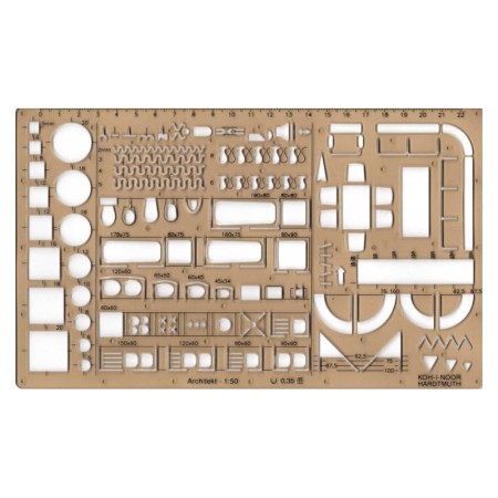 Szablon architektoniczny KOH-I-NOOR 1:50