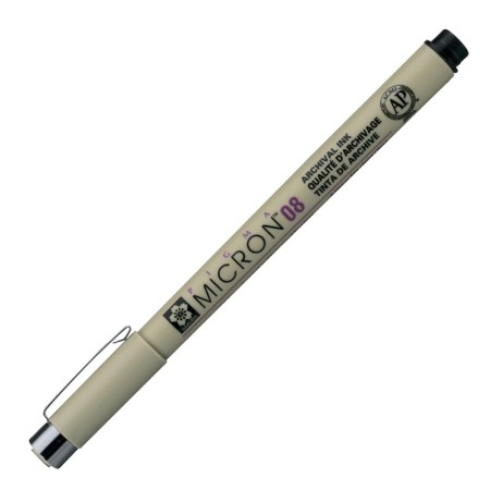 Cienkopis SAKURA Pigma Micron 08 - czarny