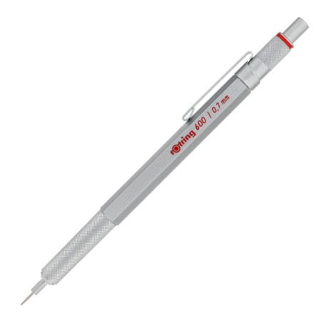 Ołówek automatyczny ROTRING 600 0,7 mm 1904444 - SREBRNY