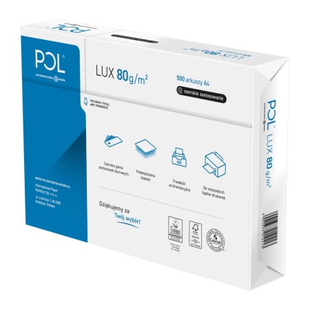 Papier ksero POLlux A4 80 g/m²