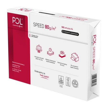 Papier ksero POLspeed A4 80 g/m²