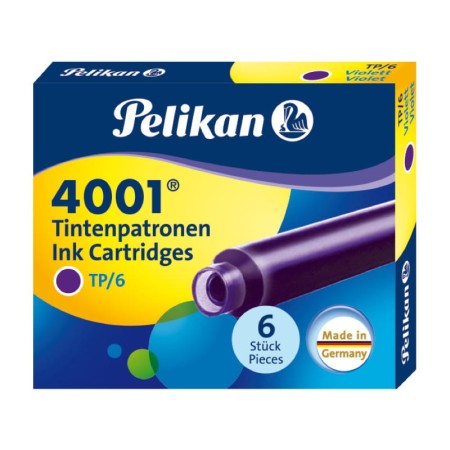 Naboje PELIKAN 4001 TP/6 (fioletowe)