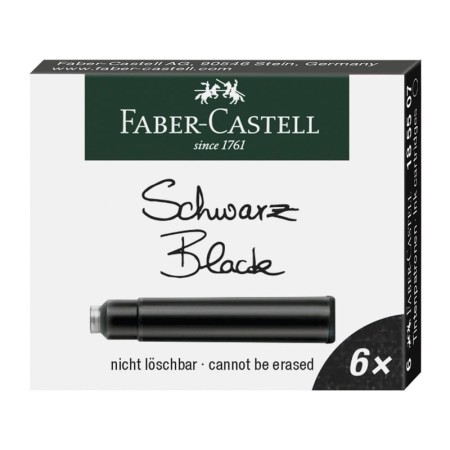 Naboje FABER-CASTELL (czarne)