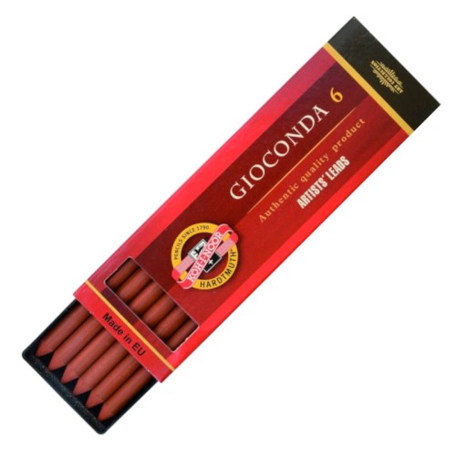 Przejdź do produktu Wkłady KOH-I-NOOR Gioconda 5,6 mm (sepia czerwona)