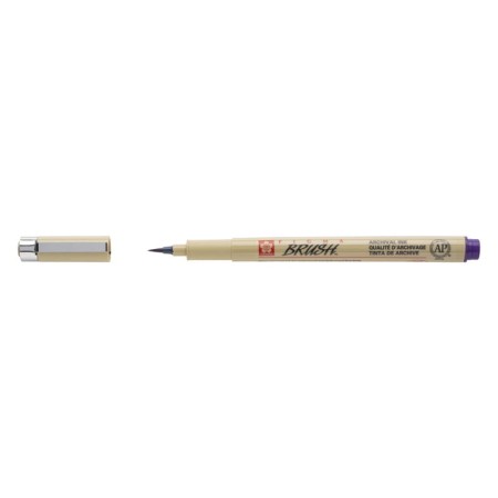 Cienkopis SAKURA Pigma Brush (fioletowy)
