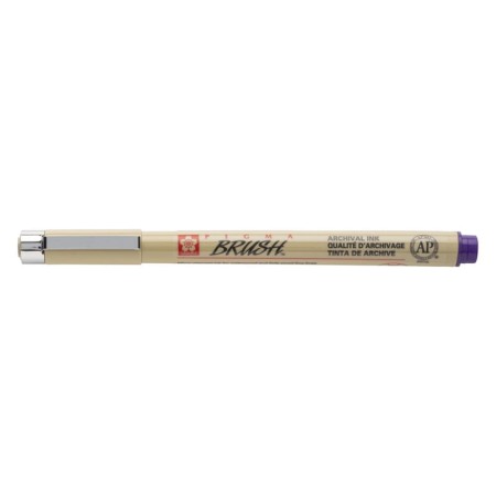 Cienkopis SAKURA Pigma Brush (fioletowy)
