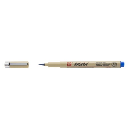 Cienkopis SAKURA Pigma Brush (niebieski)