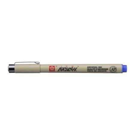 Cienkopis SAKURA Pigma Brush (niebieski)