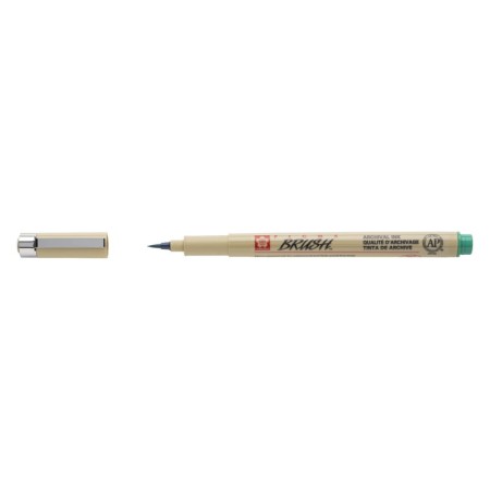 Cienkopis SAKURA Pigma Brush (zielony)