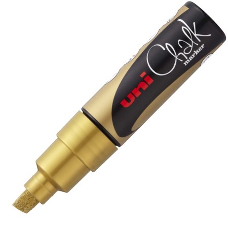 Marker kredowy UNI Chalk PWE-8K (złoty)
