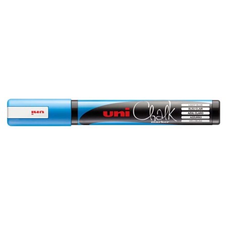 Marker kredowy UNI Chalk PWE-5M (niebieski)
