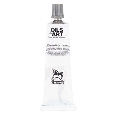 Farba olejna RENESANS 60 ml (52 - biel tytanowa szybkoschnąca)