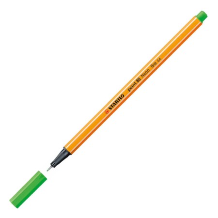 Cienkopis STABILO Point 88/033 - neonowy zielony