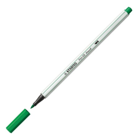 Flamaster STABILO Pen 68 Brush 568/36 - zieleń szmaragdowa