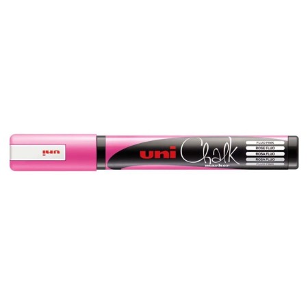 Marker kredowy UNI Chalk PWE-5M (różowy)