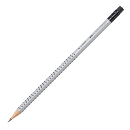 Ołówek z gumką FABER-CASTELL Grip 2001 B