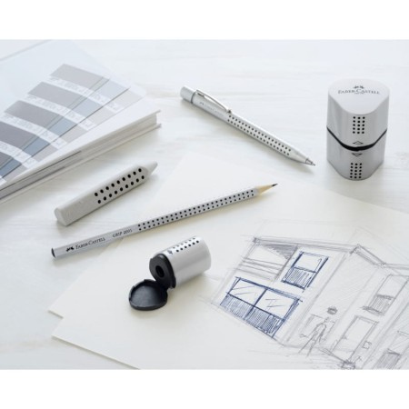 Ołówek z gumką FABER-CASTELL Grip 2001 B