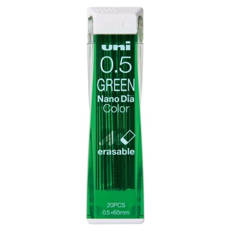 Grafity UNI Nano Dia 0,5 mm - HB - ZIELONE
