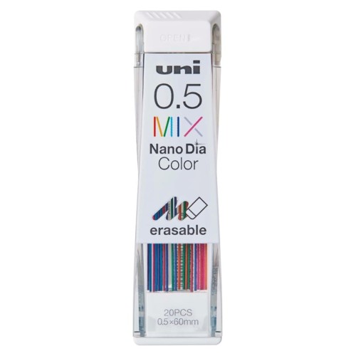 Przejdź do produktu Grafity UNI Nano Dia 0,5 mm - HB - miks kolorów
