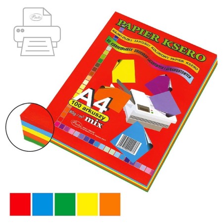 Papier ksero PROTOS A4 80 g/m² (kolory intensywne)