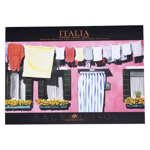 Przejdź do produktu Blok do akwareli MAGNANI 1404 Italia A3 300 g/m²