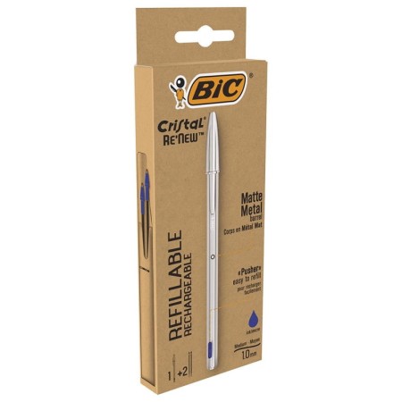 Długopis BIC Cristal Re'New (niebieski)