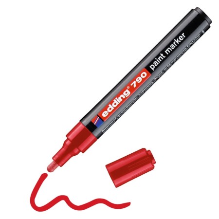 Marker olejowy EDDING 790 (czerwony)