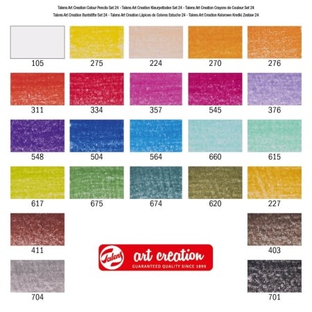 Kredki ołówkowe TALENS (24 kolorów)