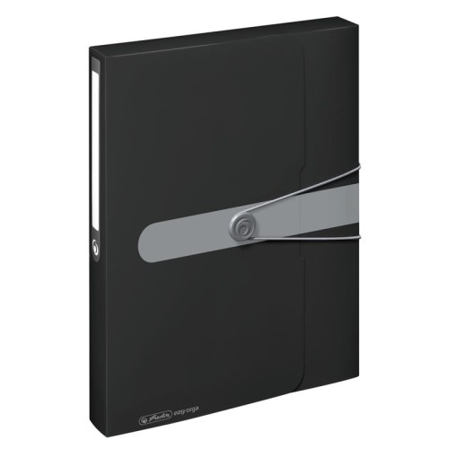 Przejdź do produktu Teczka z gumką HERLITZ easy orga A4/40 (czarna)
