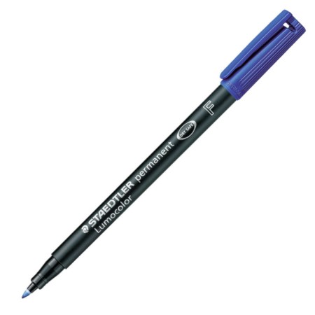 Foliopis STAEDTLER Lumocolor F 0,6 mm (niebieski)