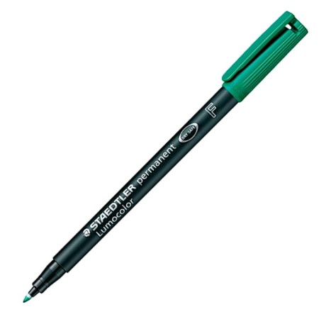 Foliopis permanentny STAEDTLER Lumocolor F 0,6 mm - ZIELONY