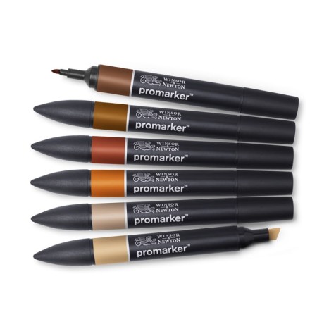 Promarker Winsor & Newton Skin Tones 2 (6 sztuk)