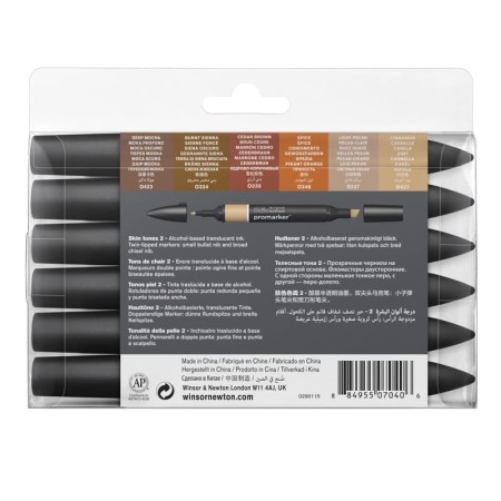 Promarker Winsor & Newton Skin Tones 2 (6 sztuk)
