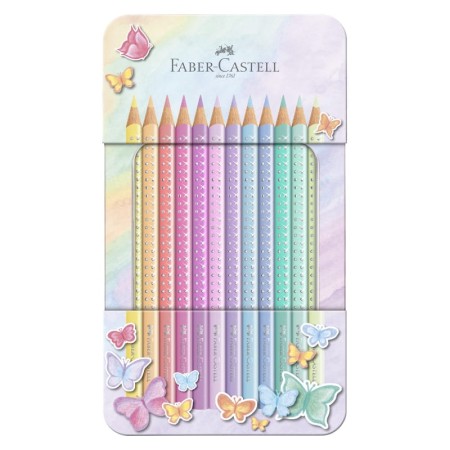 201910 Kredki FABER-CASTELL Sparkle Pastel (12 kolorów)