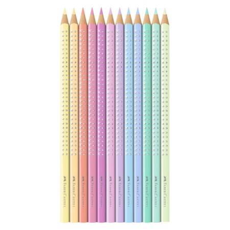 201910 Kredki FABER-CASTELL Sparkle Pastel (12 kolorów)