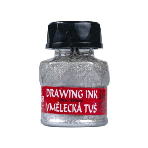 Przejdź do produktu Tusz artystyczny KOH-I-NOOR 20 ml - silver