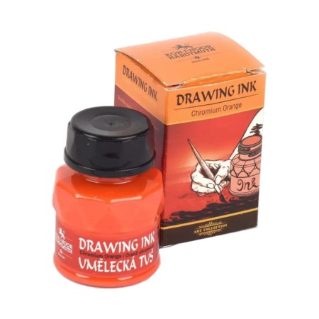 Tusz artystyczny KOH-I-NOOR 20 ml - chromium orange