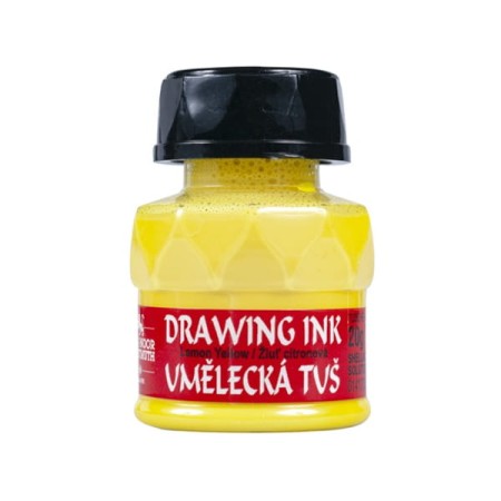 Tusz artystyczny KOH-I-NOOR 20 ml - lemon yellow