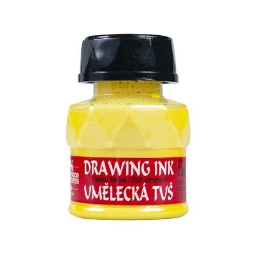 Przejdź do produktu Tusz artystyczny KOH-I-NOOR 20 ml - lemon yellow