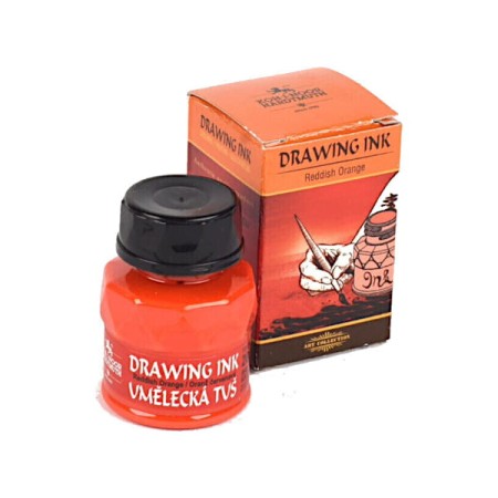 Tusz artystyczny KOH-I-NOOR 20 ml - reddish orange